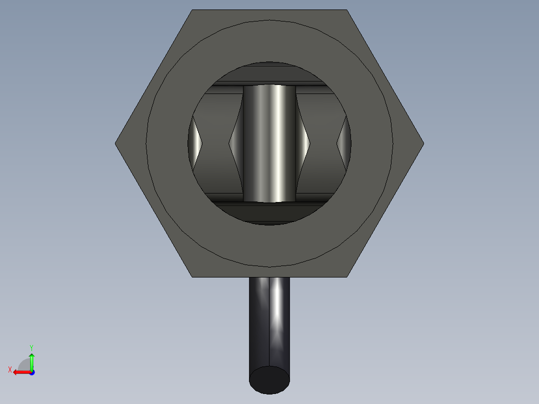 超声波设备CH-PPS-NPT-1in-CABLE-3m后视图