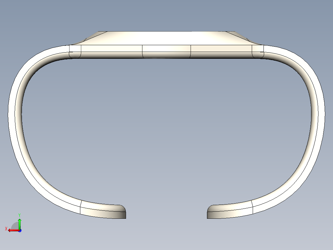圆形手环后视图