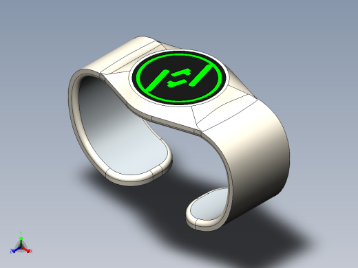 圆形手环正等轴测缩略图