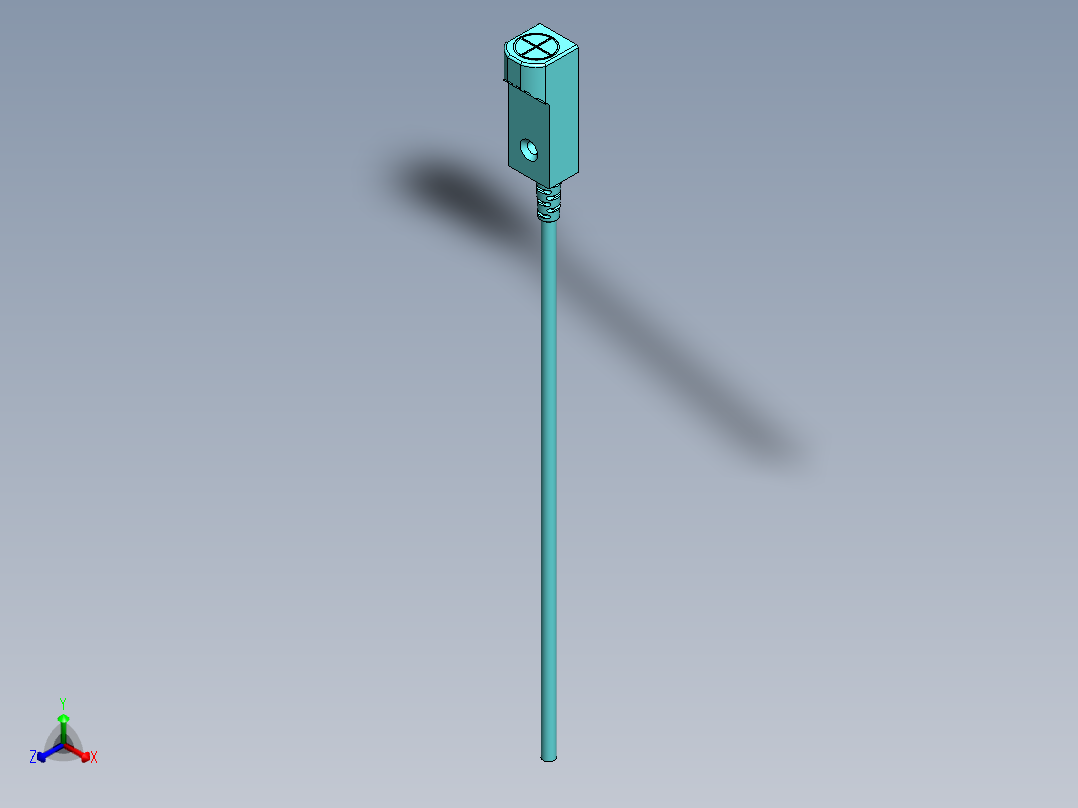 接近开关F3N-11TN04-N 电感式非屏蔽，端面感应，检测距离4mm正等轴测图