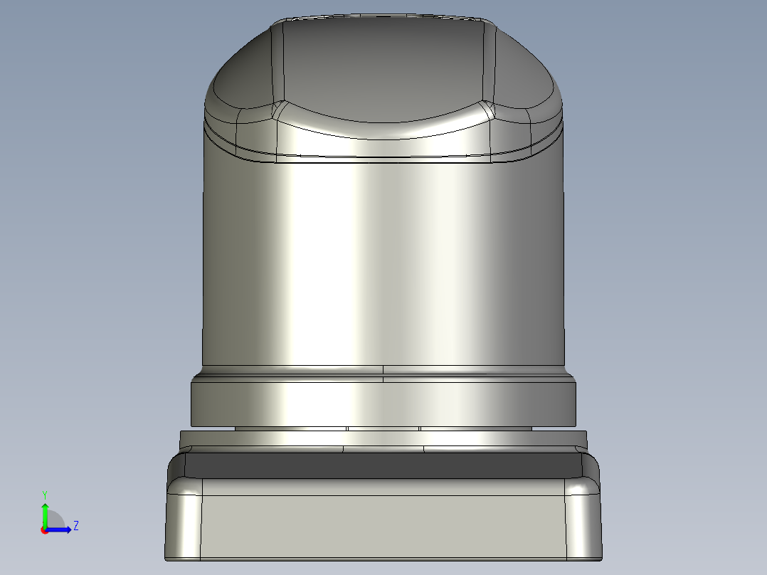 55-75-085防颤抖90°箱体连接器.STEP左视图