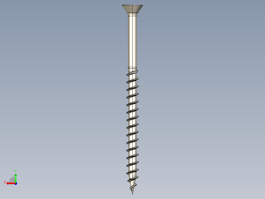 #8 木螺丝后视图