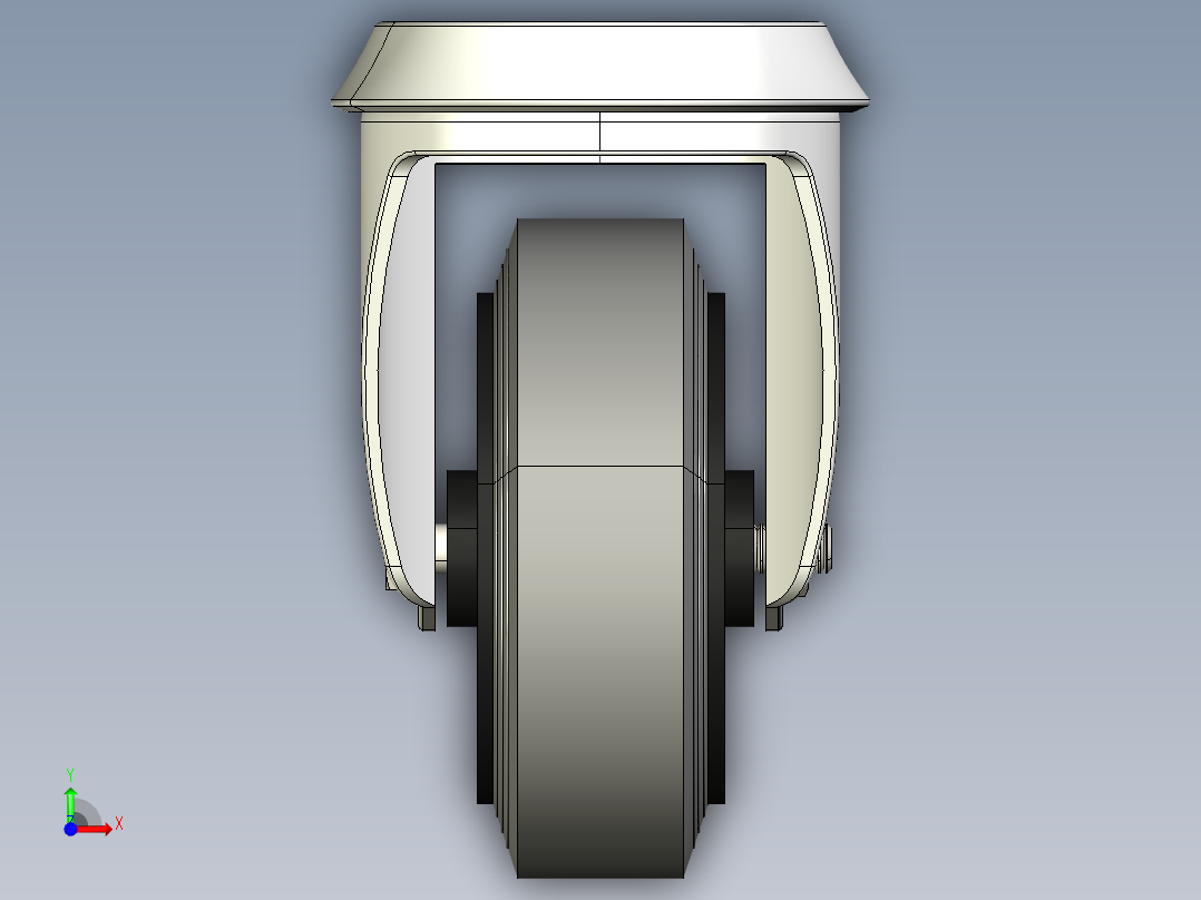 型材-KJN 521684 80MM WHEEL前视图
