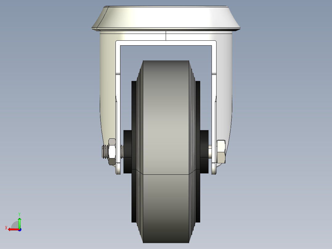 型材-KJN 521684 80MM WHEEL后视图