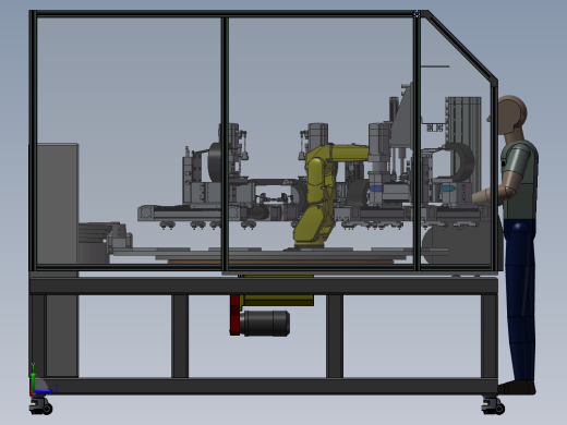 10工位自动化加工设备左视缩略图