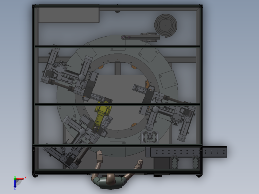 10工位自动化加工设备俯视缩略图