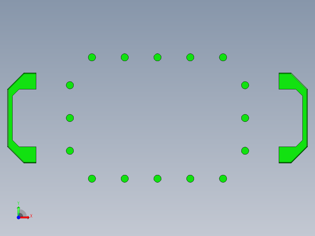 CNC5笔记本CNC工装夹具三维模型-0620前视图
