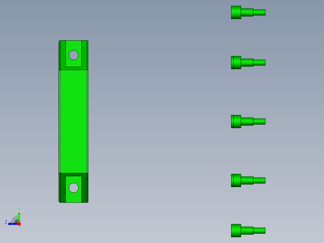 CNC5笔记本CNC工装夹具三维模型-0620右视图