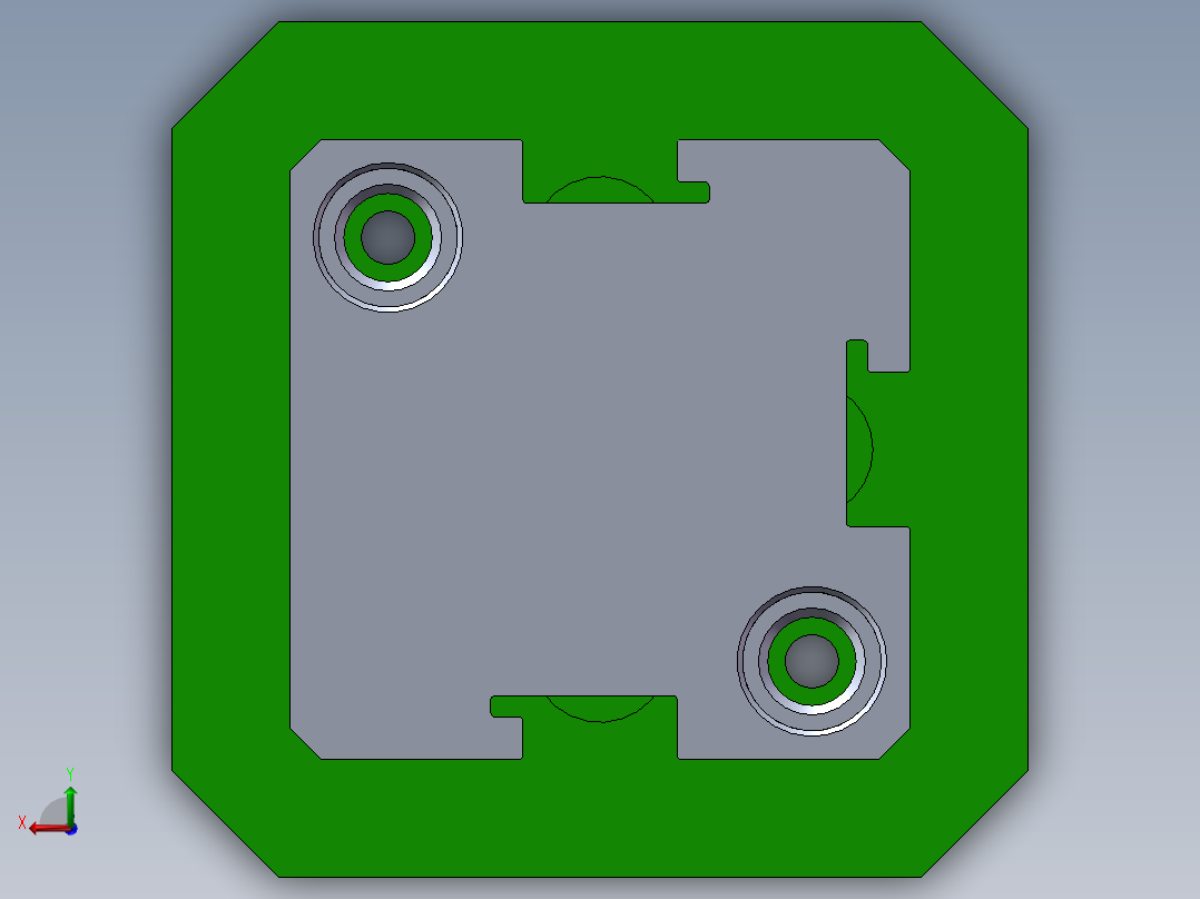 一款非标定制夹爪（需要特征识别）后视图