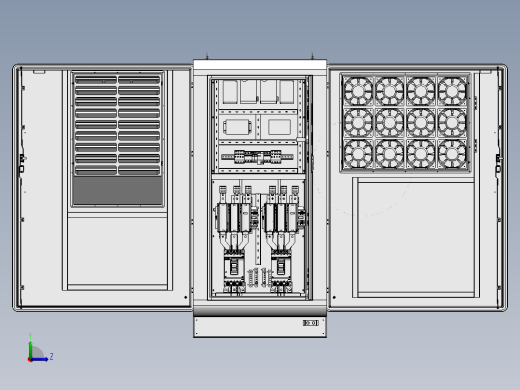 480KW智能分配充电堆左视缩略图
