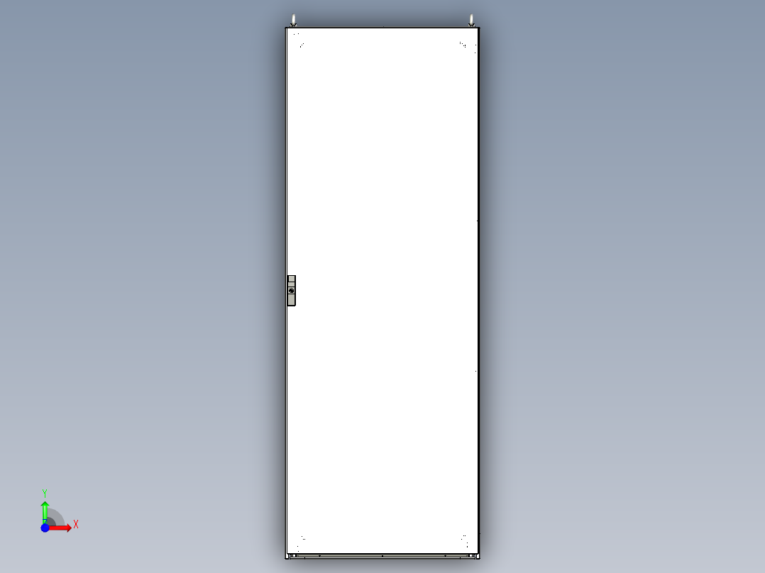 仿威图21折型材柜前视图