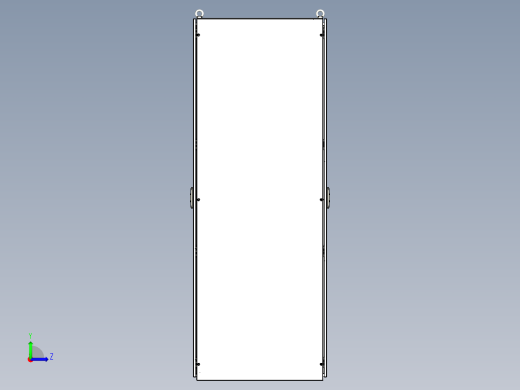 仿威图21折型材柜左视缩略图