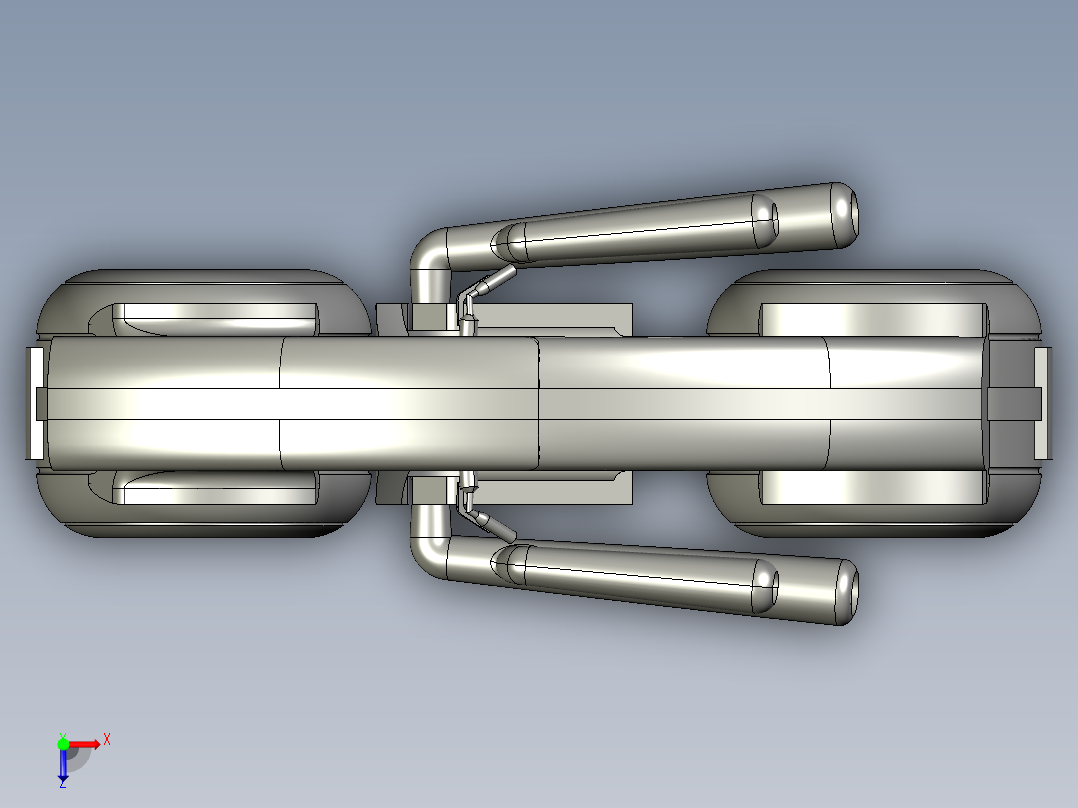 B2004456-未来之车俯视图