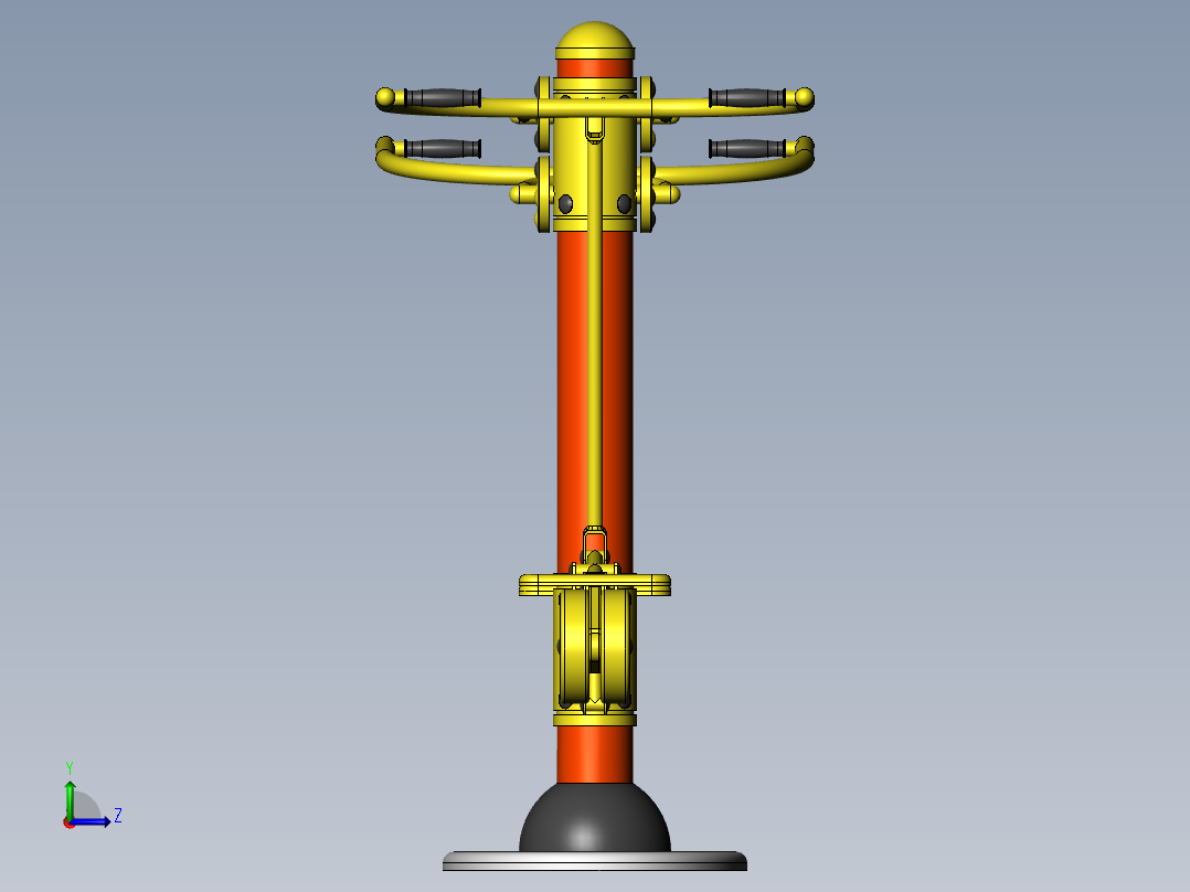 健身器材(87)左视图