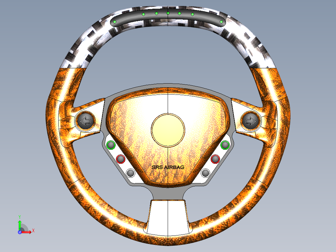 方向盘(38)前视图