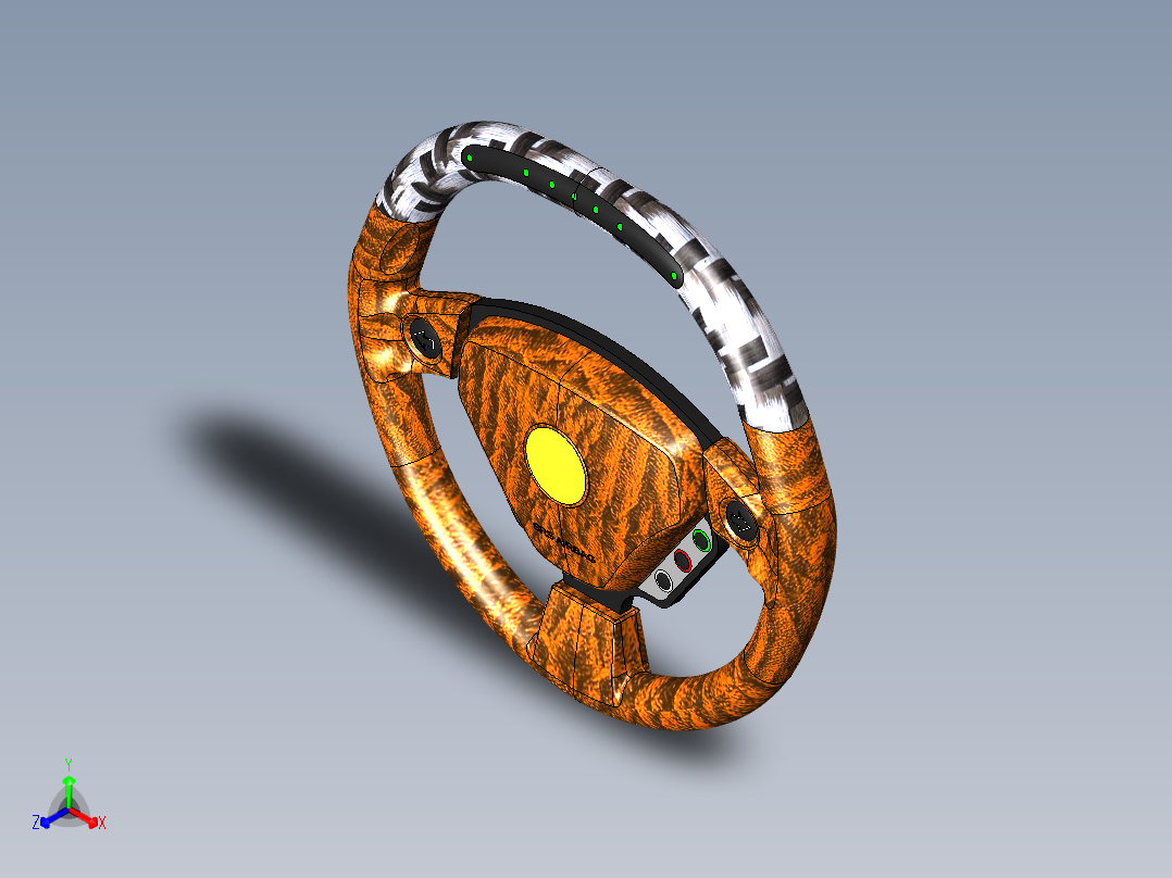 方向盘(38)正等轴测图