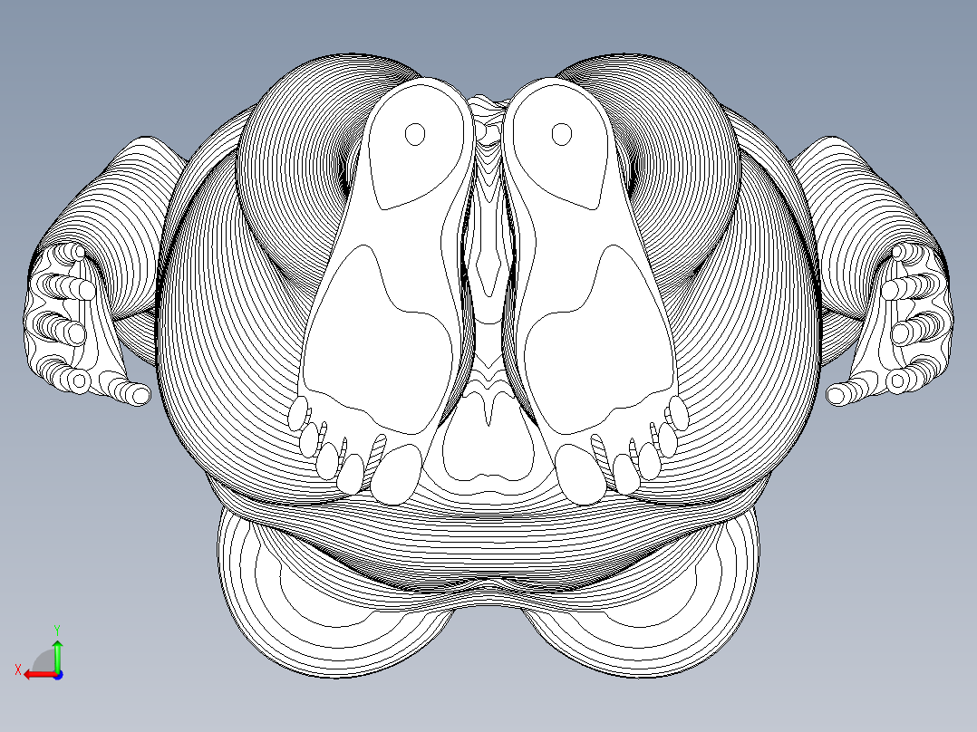 人体模型(63)后视图