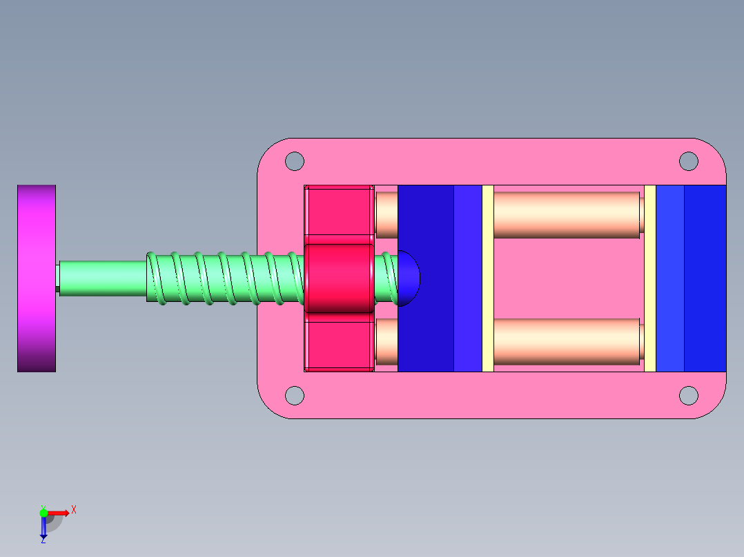 夹具设计俯视图