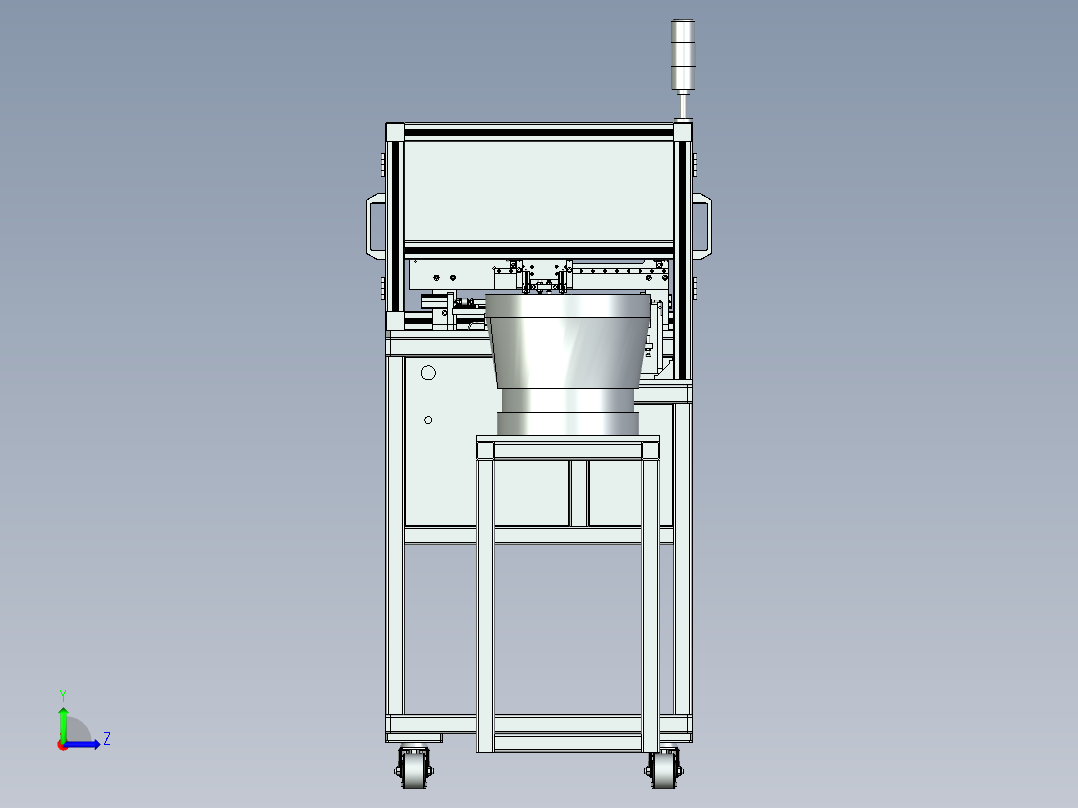 全自动螺母上料机左视图