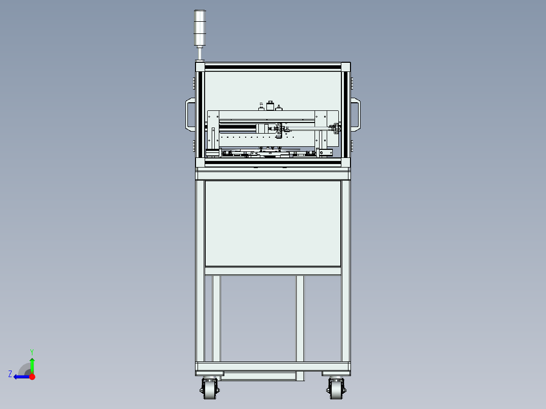 全自动螺母上料机右视图