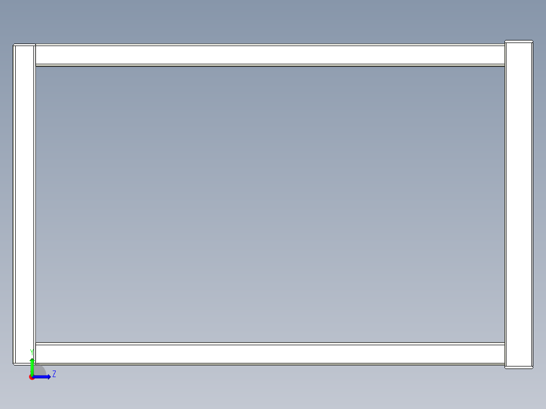 B3004225-D240X500G 车床推车工作台左视图