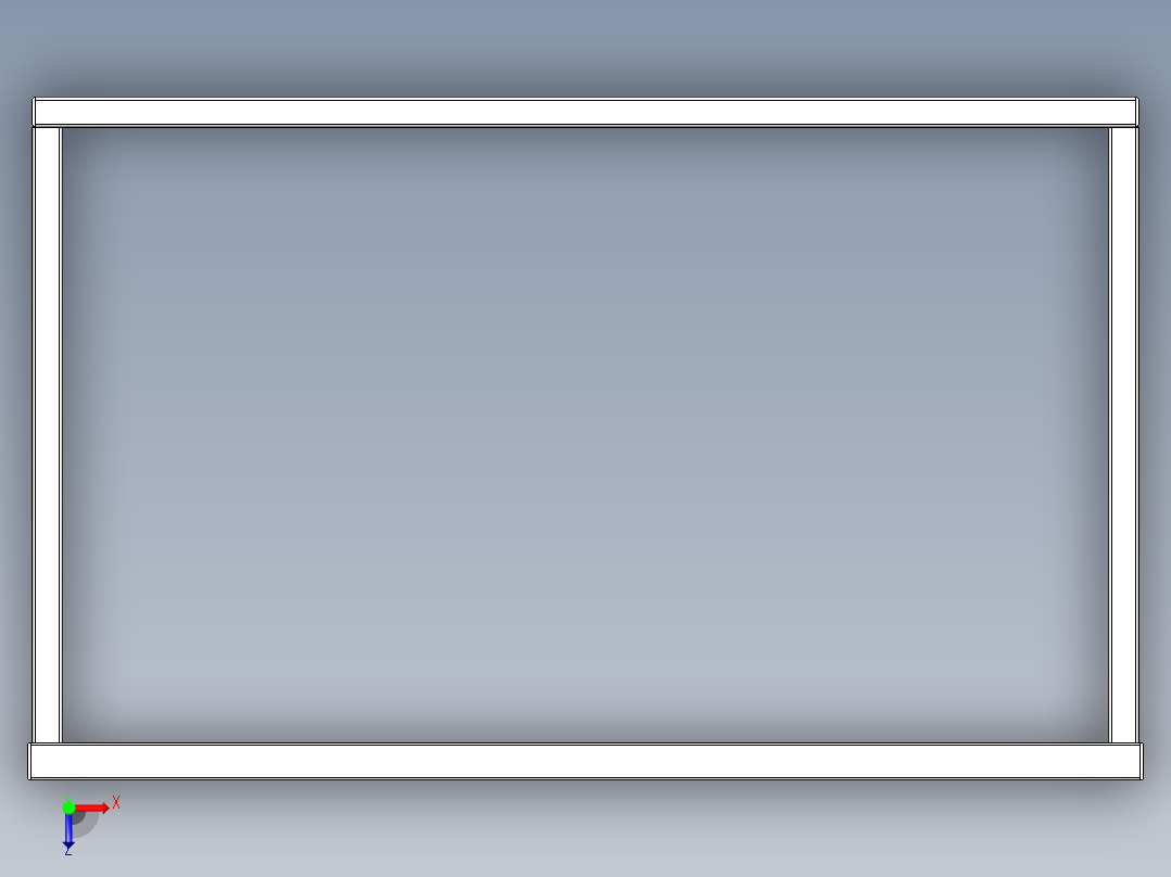 B3004225-D240X500G 车床推车工作台俯视图