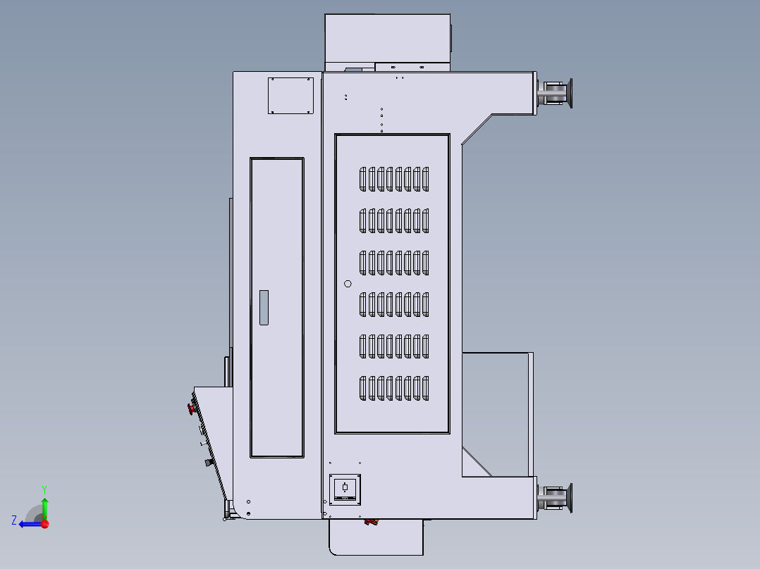 单头激光切割机设备   XT右视图