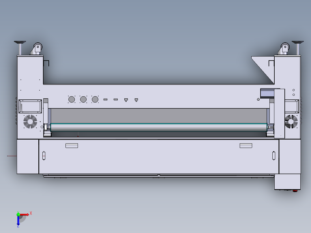 单头激光切割机设备   XT俯视图