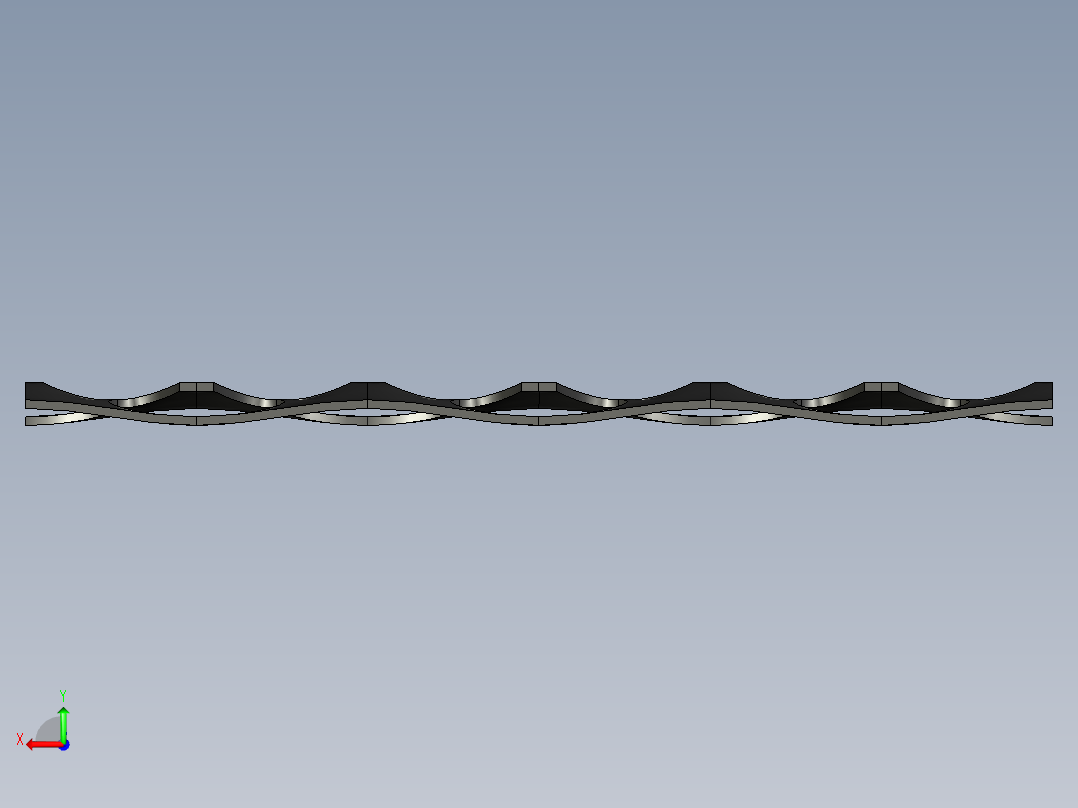 镂空网格后视图