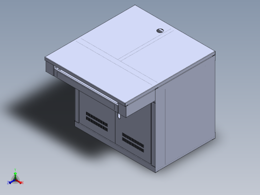 微机控制台  sw16正等轴测缩略图