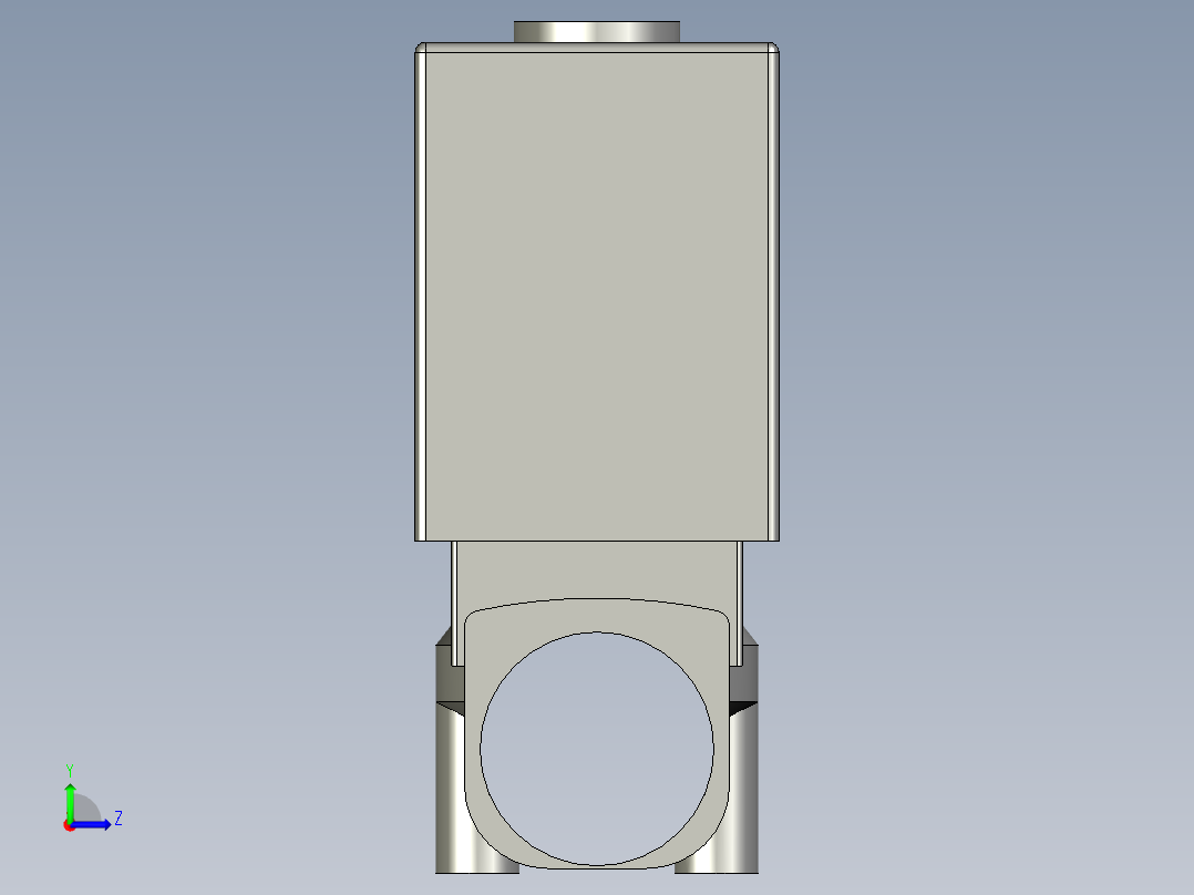 20mm电磁阀左视图