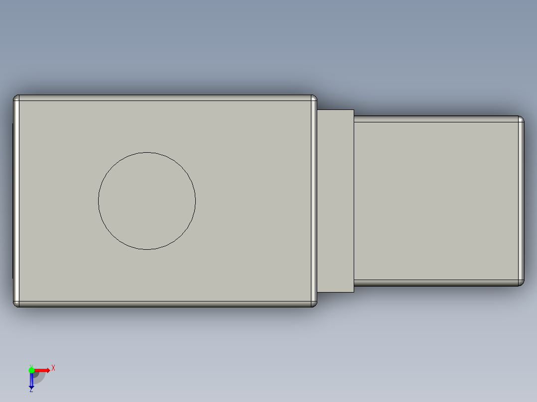 20mm电磁阀俯视图