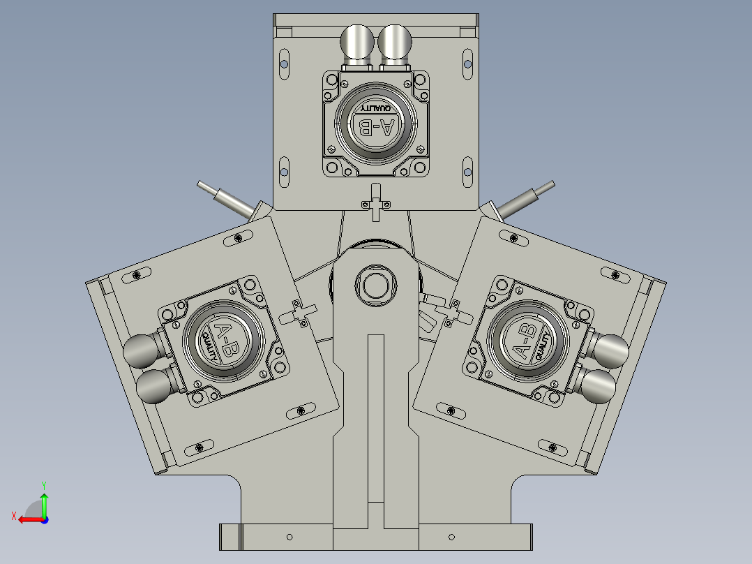 YWP200K4-02-07-00尾座动力部分后视图
