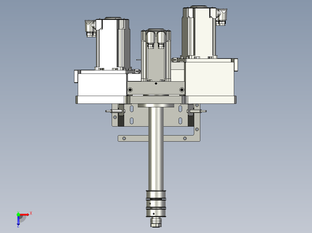 YWP200K4-02-07-00尾座动力部分俯视图