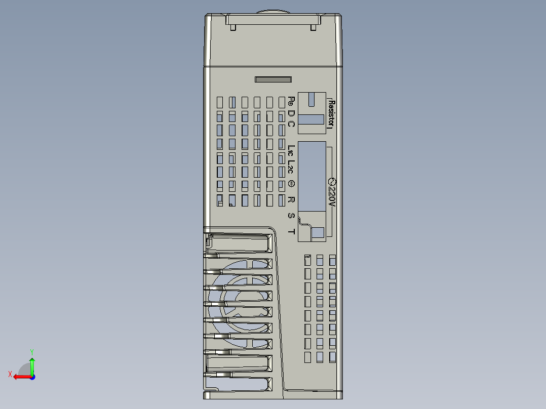 驱动750W-1KW-15KW后视图