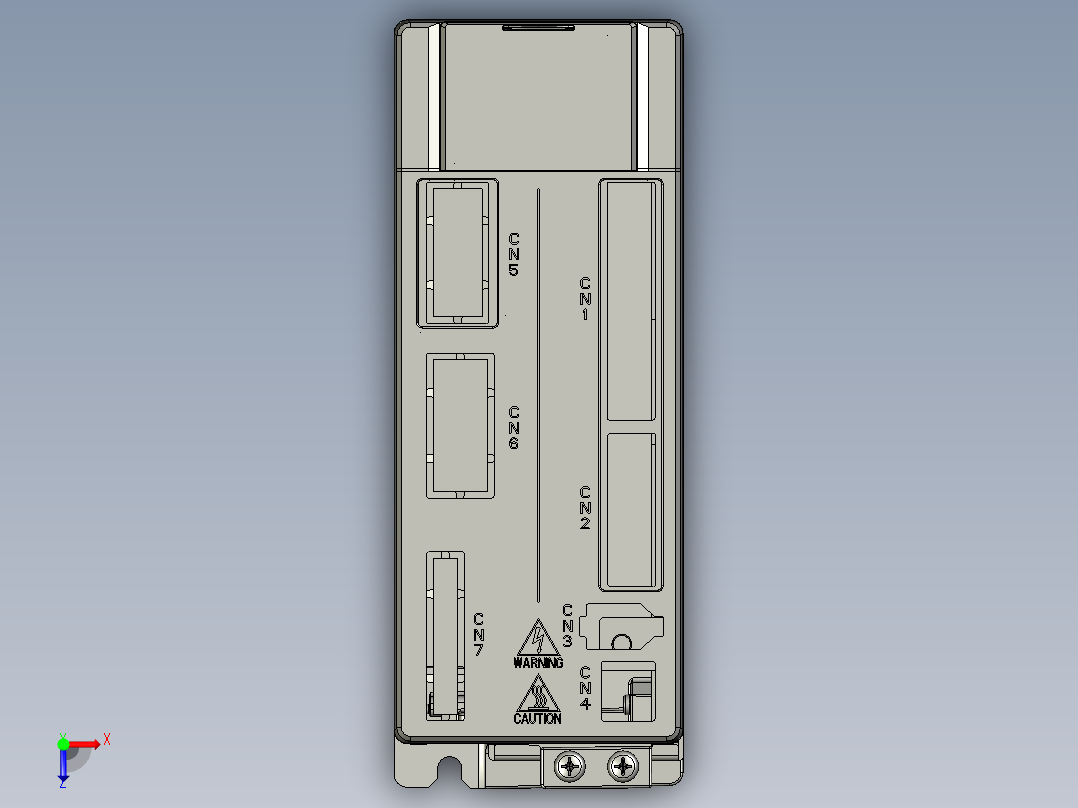 驱动750W-1KW-15KW俯视图