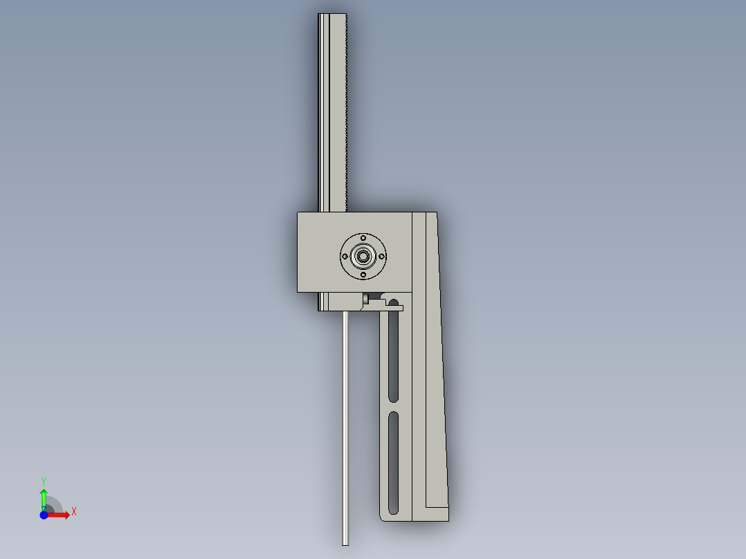 大钼片步进送料装置前视图