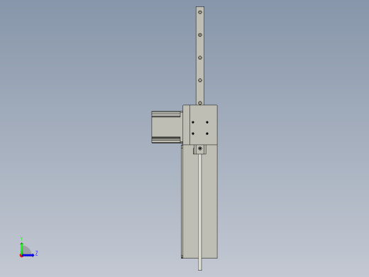 大钼片步进送料装置左视缩略图