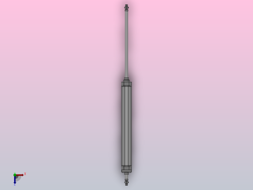 SED双轴复动型气缸SED 50×450-S俯视缩略图