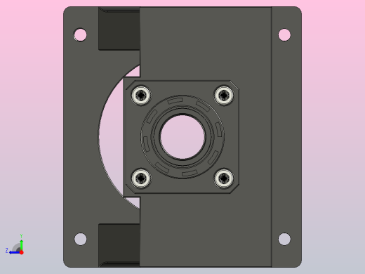 JST25系列电机安装座JST25-130B右视缩略图