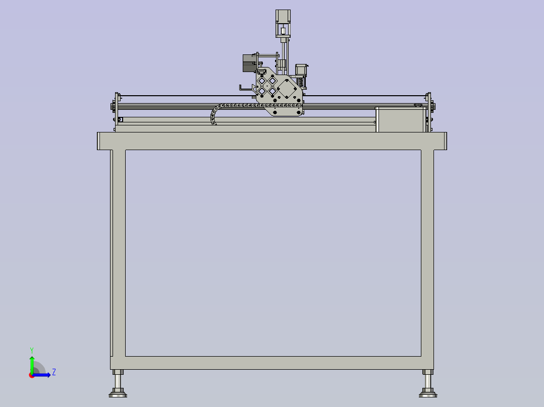 solidworks切割机模型--508295-30左视图