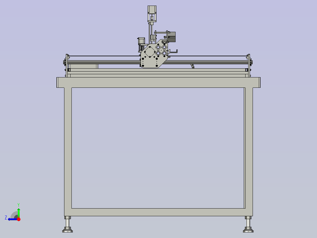 solidworks切割机模型--508295-30右视图