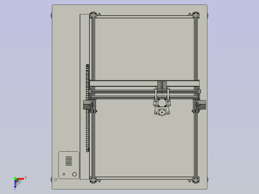 solidworks切割机模型--508295-30俯视缩略图
