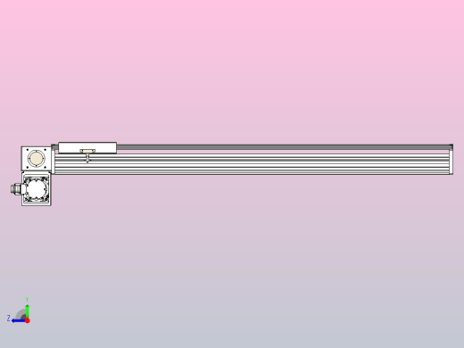皮带直线轴半封闭可选导轨TPA-HNB-220D-176-L1200-LP-C-P1K-N3右视缩略图