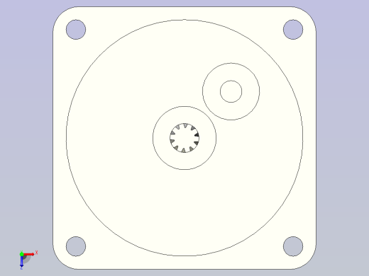东历电机减速器 2GN-10X俯视缩略图