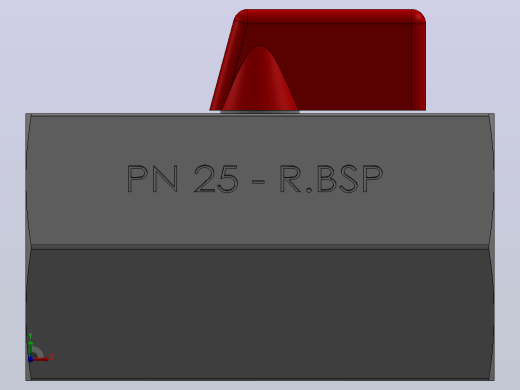 PN-25 - DN.1 -微型球阀小球阀前视缩略图