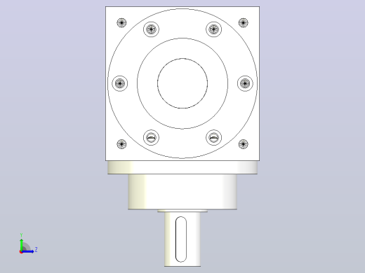 170型精密转向器，换向器PW170-A1-B1左视缩略图