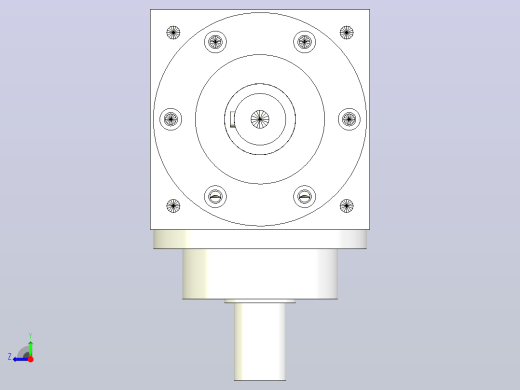 170型精密转向器，换向器PW170-A1-B1右视缩略图
