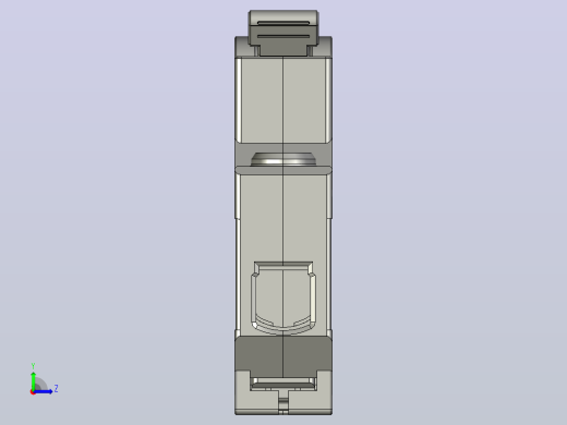 NBP-80RG 1P小型断路器三维模型202307左视缩略图