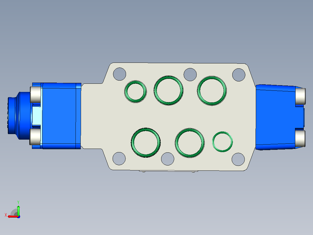 4WH25(C.D.K)-5XJ液控换向阀后视图
